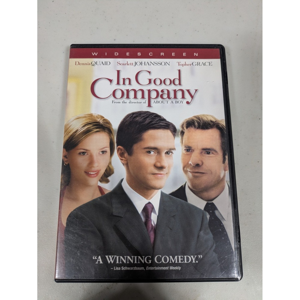 In Good Company DVD 2004 Widescreen Dennis Quaid Scarlett Johansson Topher Grace
